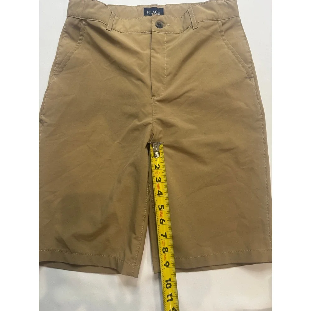 Childrens Place‎ Chino Shorts Boys 16 & 18 Tan Good Bundle Adjustable Waist